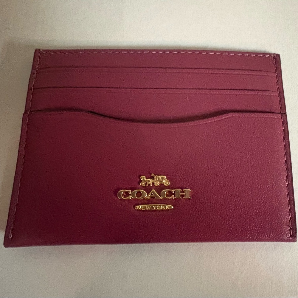 Coach card holder